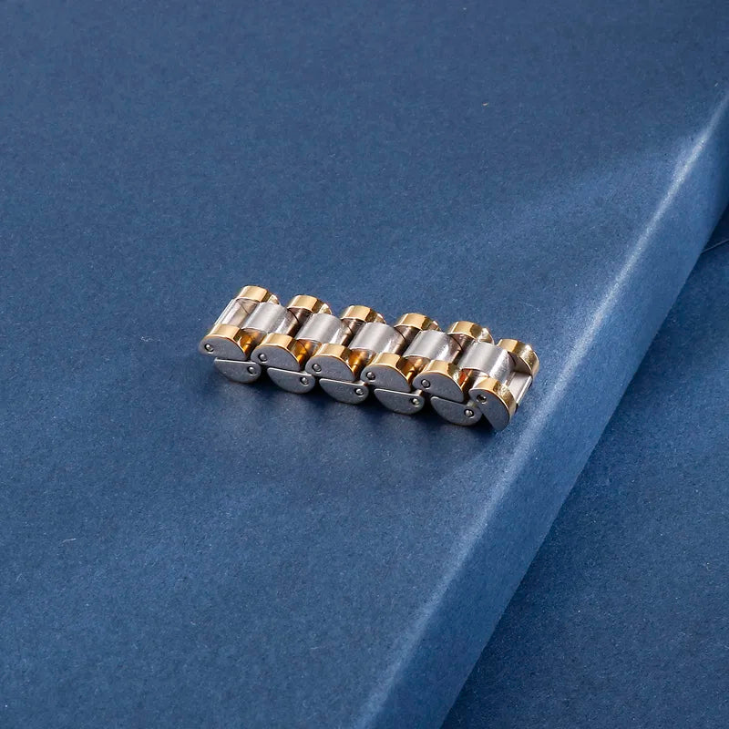 10mm Stainless Steel Ring Speedometer Chain Link Men Women