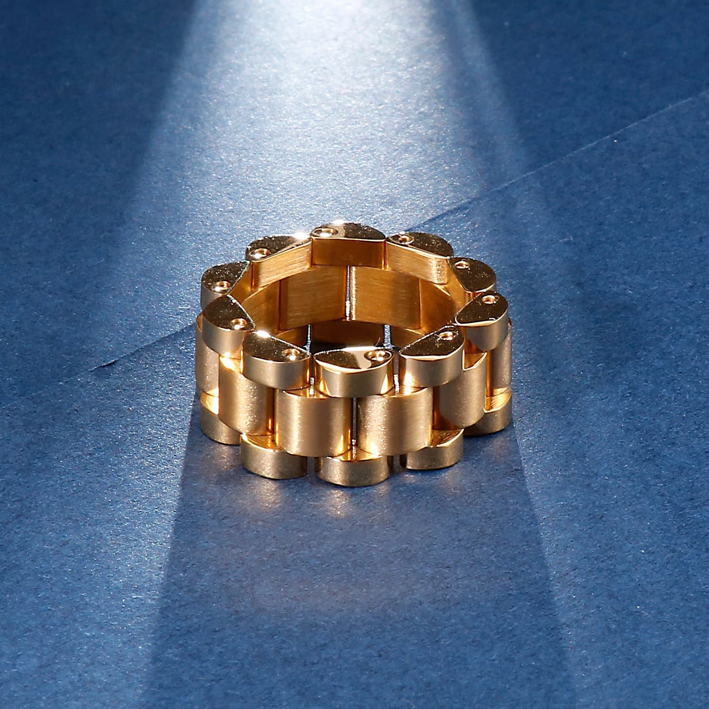 10mm Stainless Steel Ring Speedometer Chain Link Men Women