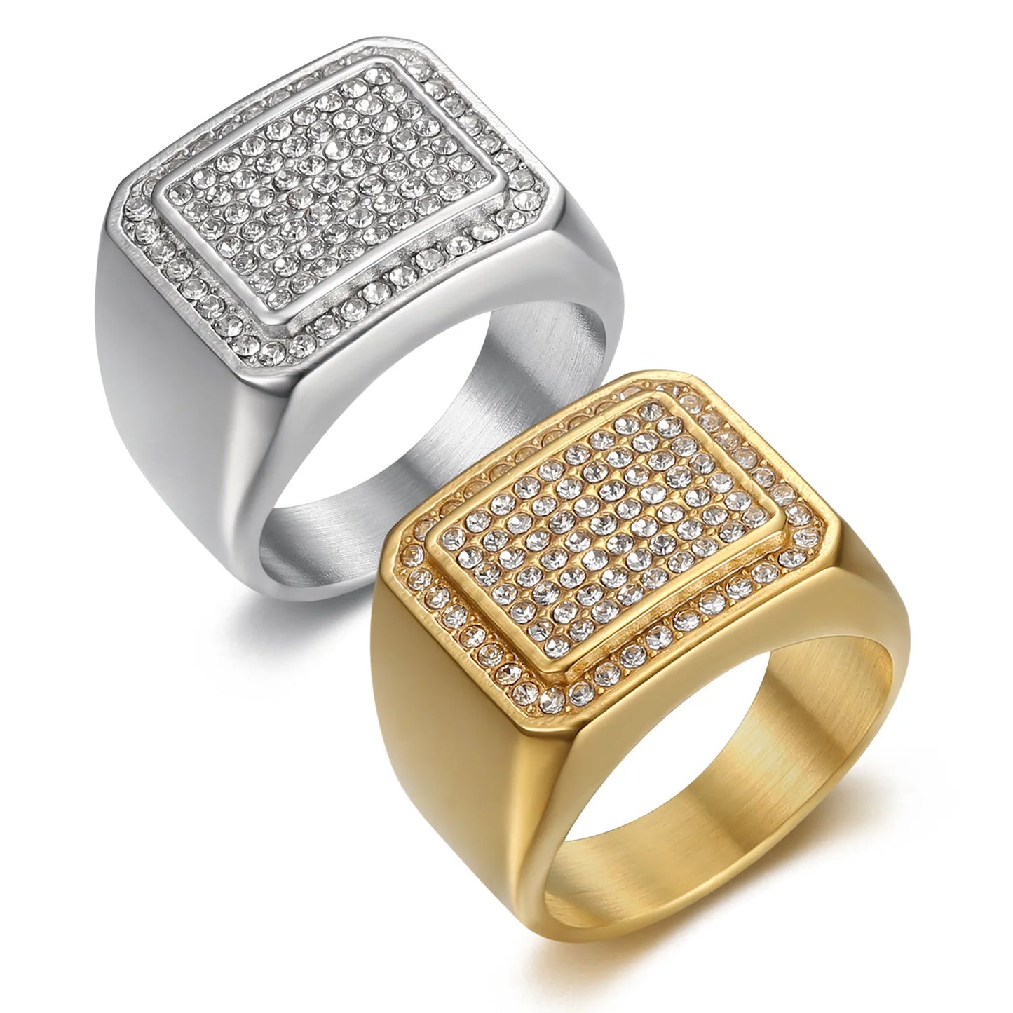 No Rusted Stainless Steel Hip Hop Ring for Men