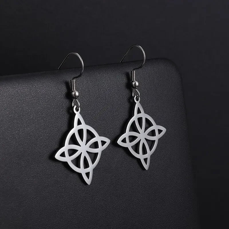 Creativity Wide Band C Wave Stud Stainless Steel Earrings for Women