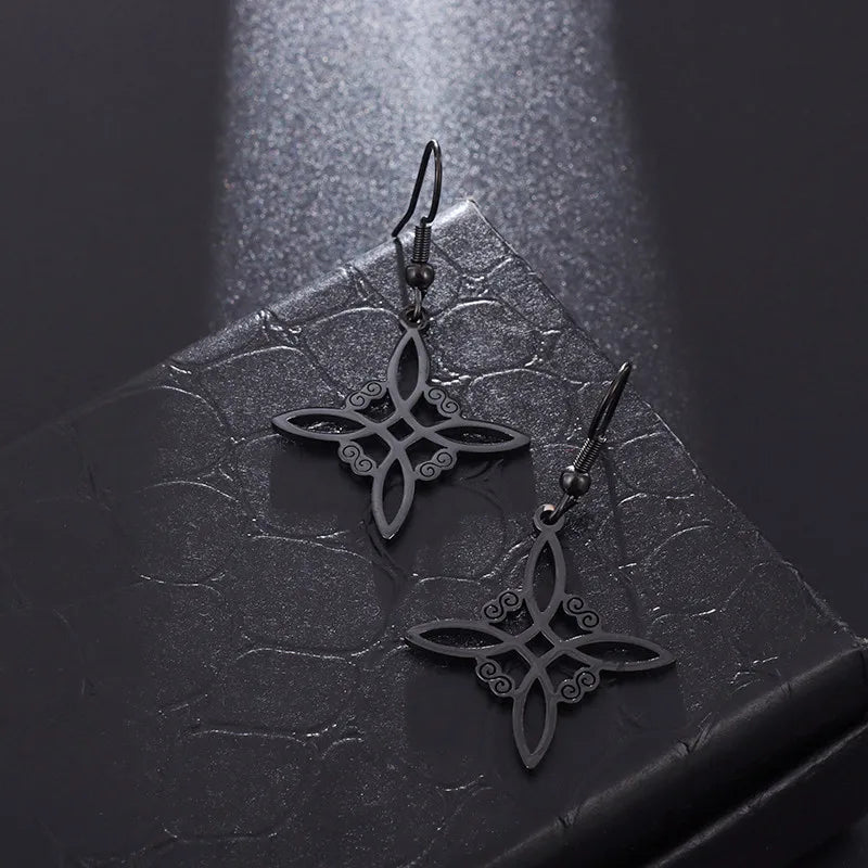 Creativity Wide Band C Wave Stud Stainless Steel Earrings for Women