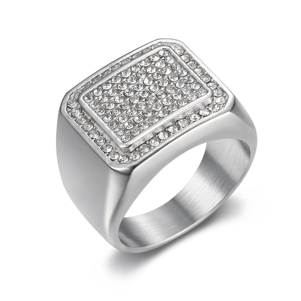 No Rusted Stainless Steel Hip Hop Ring for Men