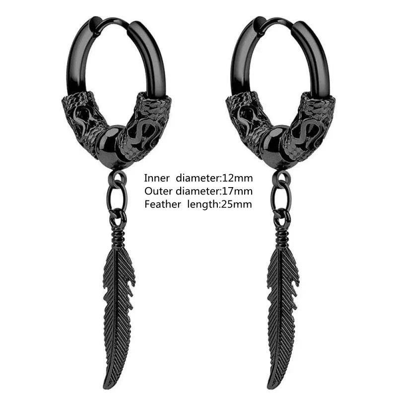 Creativity Wide Band C Wave Stud Stainless Steel Earrings for Women
